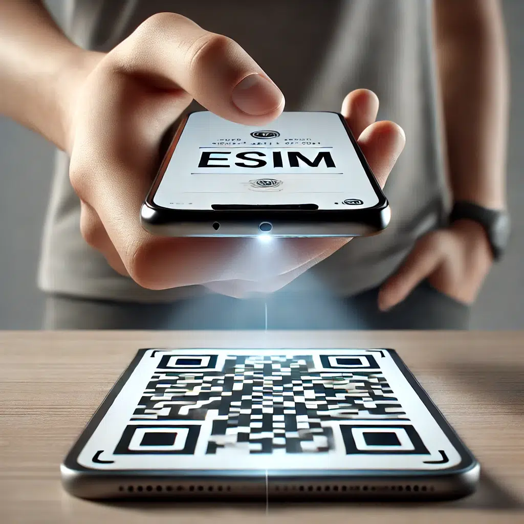 סריקת QR ESIM